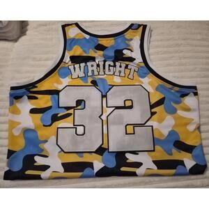 Mens Basketball Jersey Camouflage Wright Love & Basketball